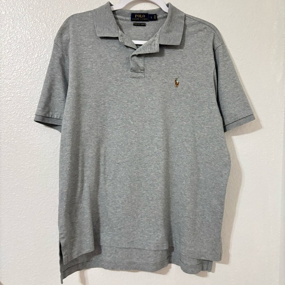 Polo Ralph Lauren | grey pima soft touch polo - Picture 1 of 5